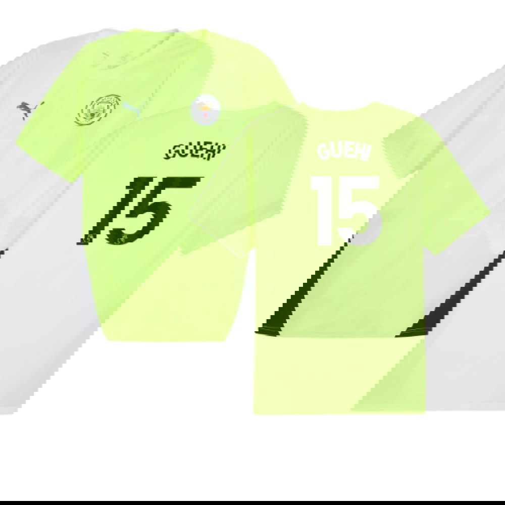 2025-2026 Man City Training Jersey (Fizzy Apple) (Guehi 15)