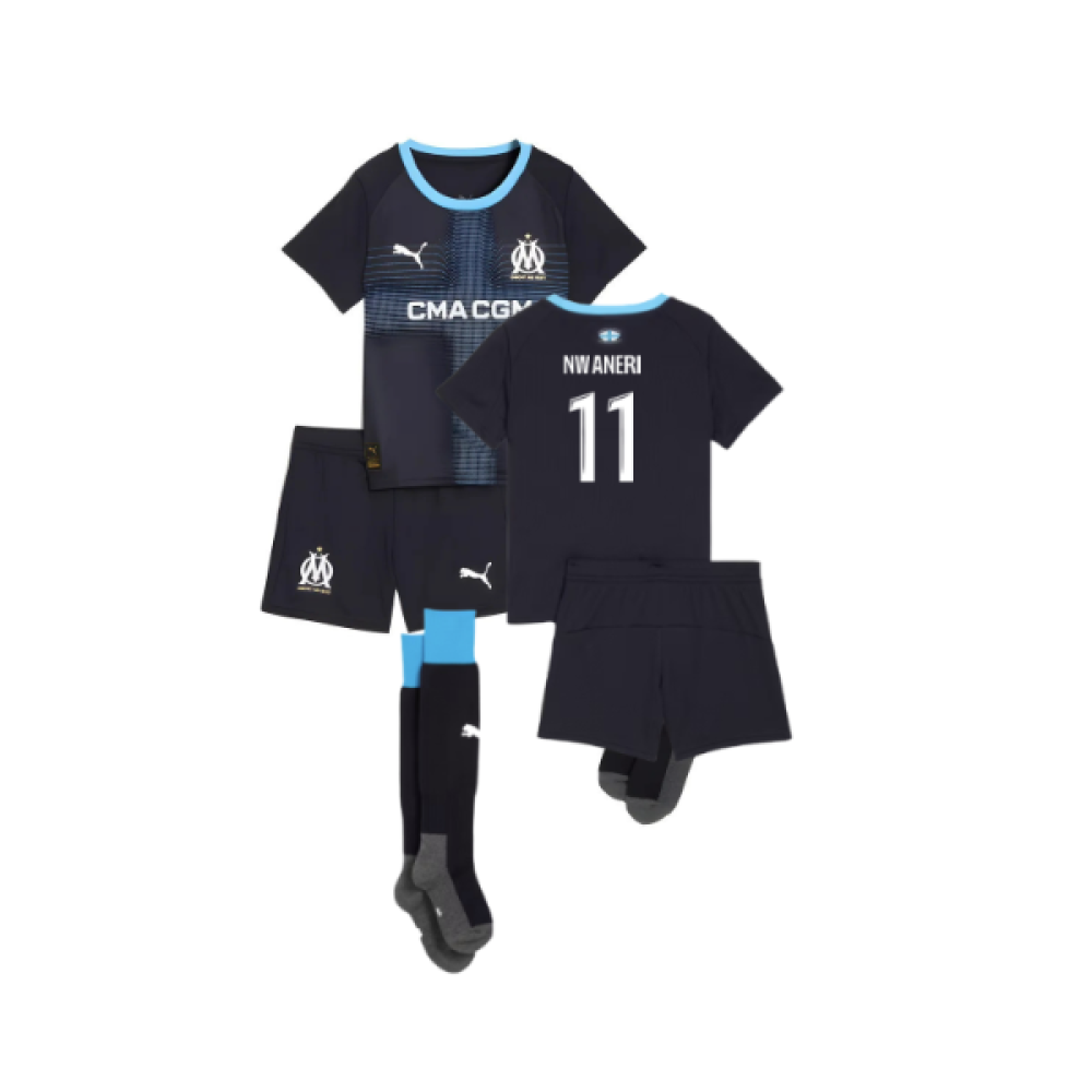 2025-2026 Marseille Away Mini Kit (Nwaneri 11)