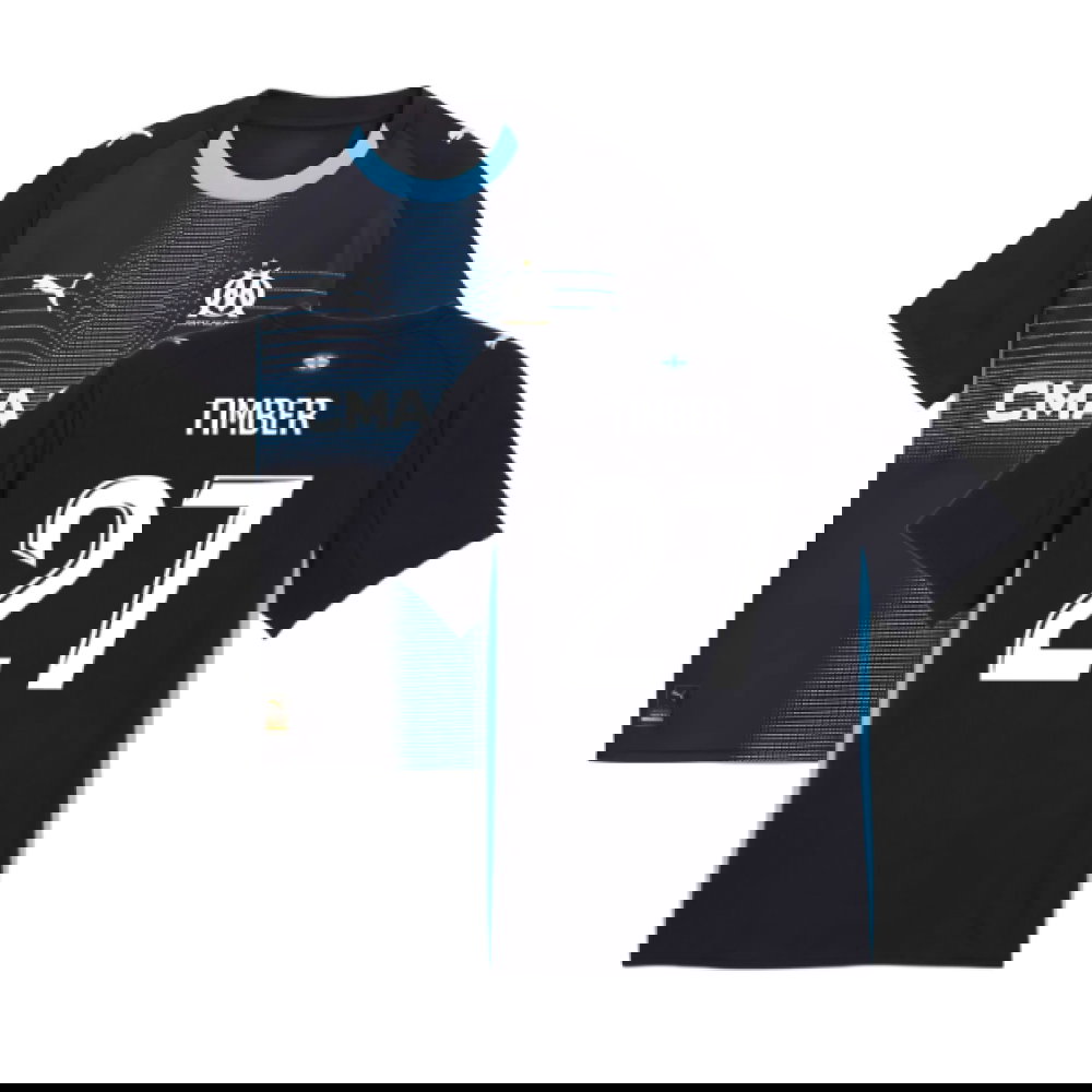 2025-2026 Marseille Away Shirt (Kids) (Timber 27)