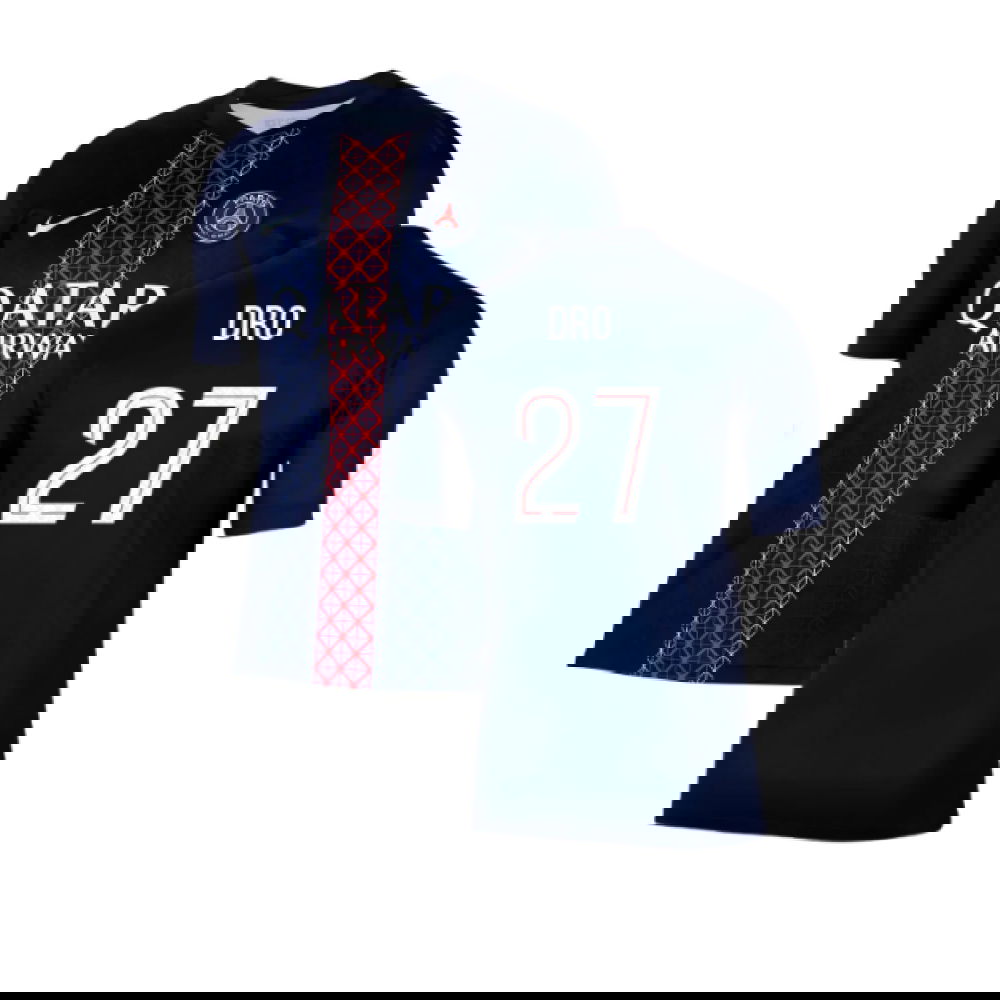 2025-2026 PSG Paris Saint Germain Home Shirt (Dro 27)