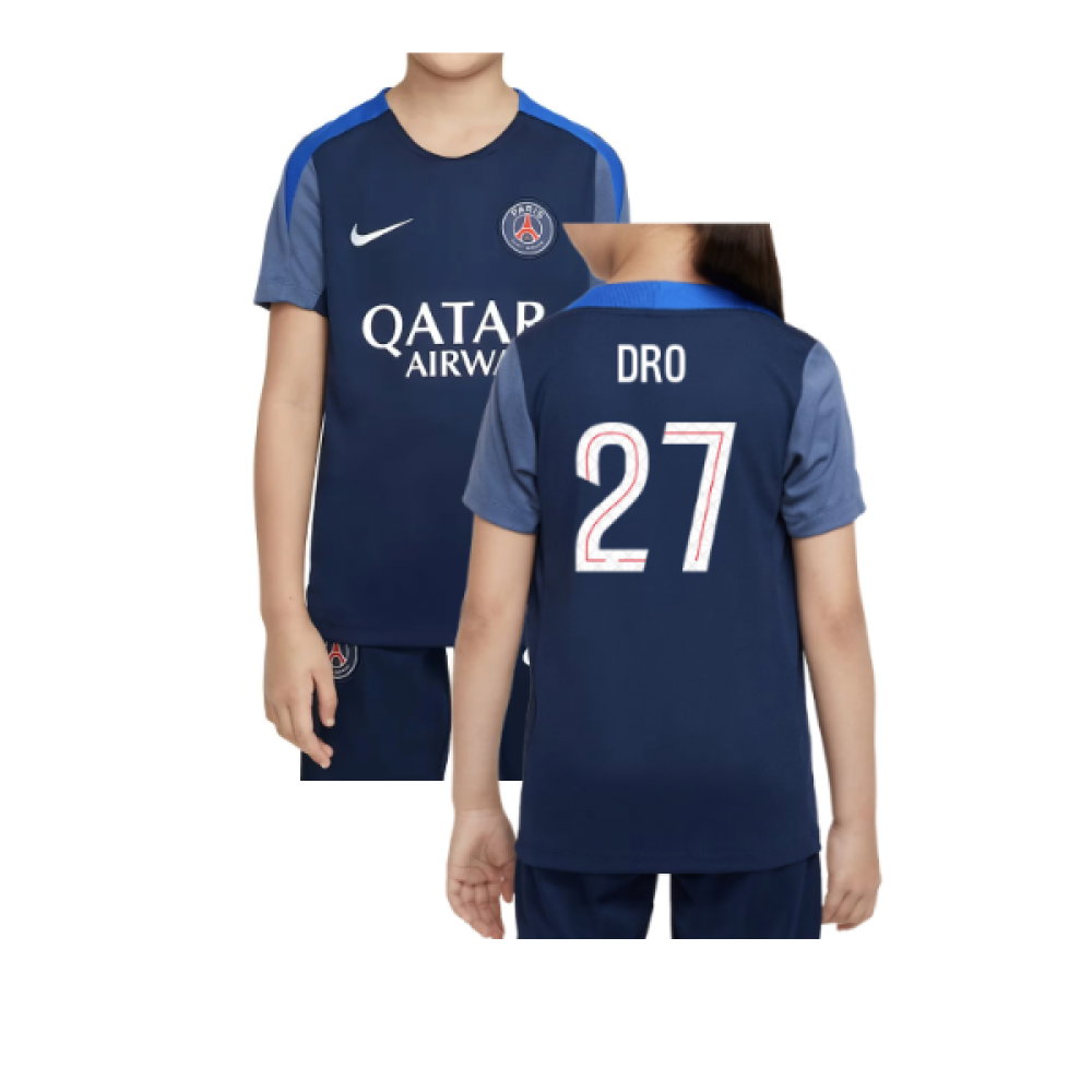 2025-2026 PSG Dri-Fit Strike Training Shirt (Navy) - Kids (Dro 27)