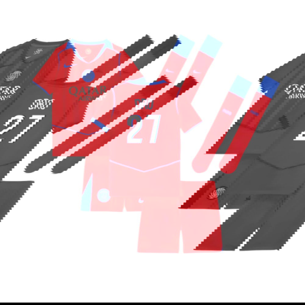 2025-2026 PSG Academy Pro Home Pre Match Shirt (Royal) (Dro 27)