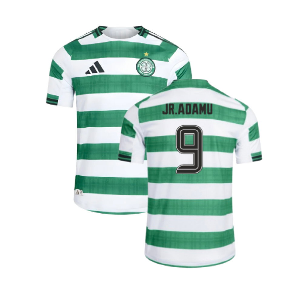 2025-2026 Celtic Home Shirt (No Sponsor) (JR.Adamu 9)