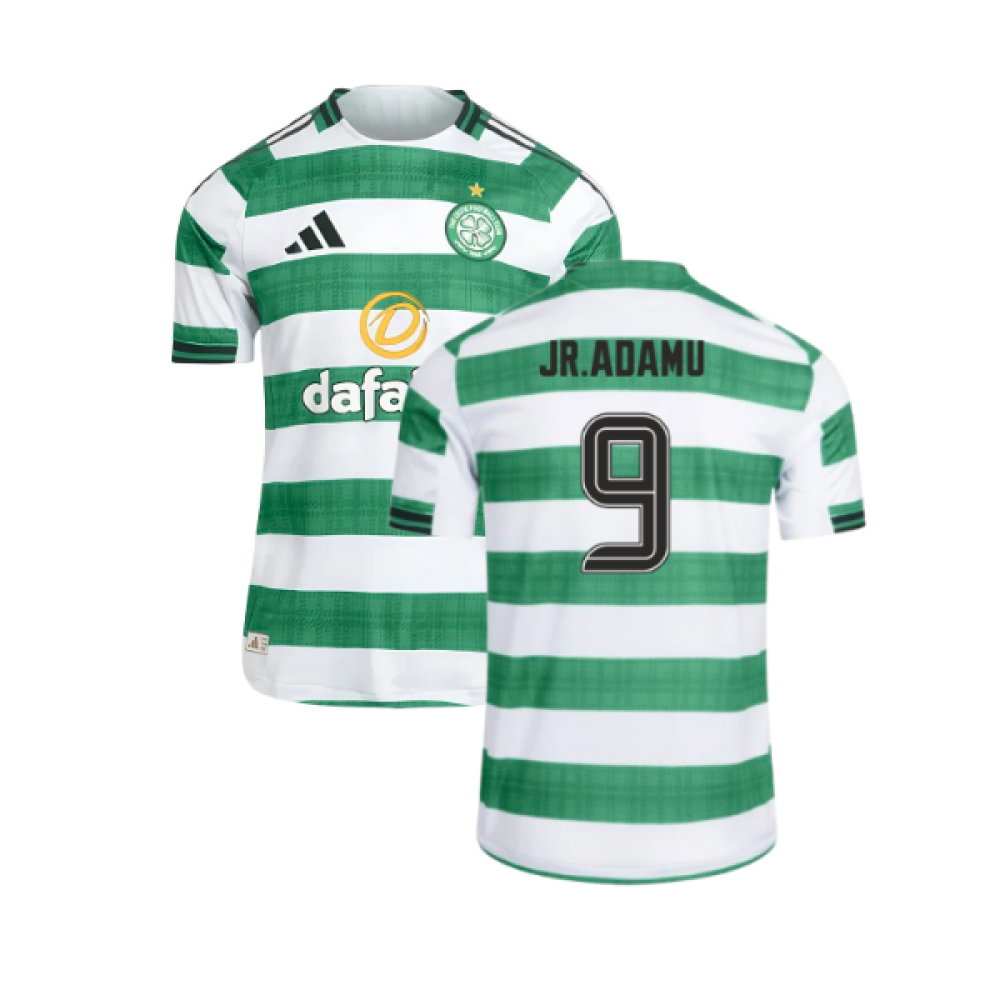 2025-2026 Celtic Authentic Home Shirt (JR.Adamu 9)