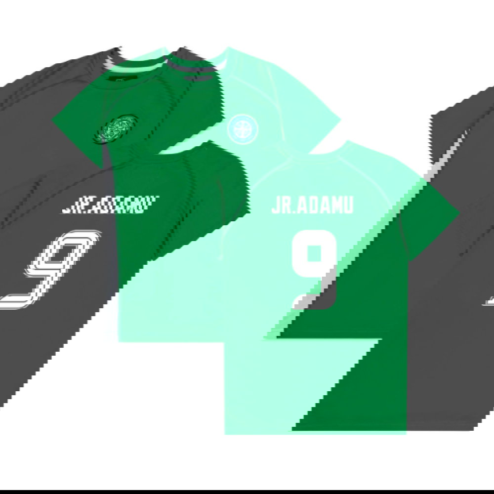 Celtic Poly T-shirt (Green/White) - Kids (JR.Adamu 9)