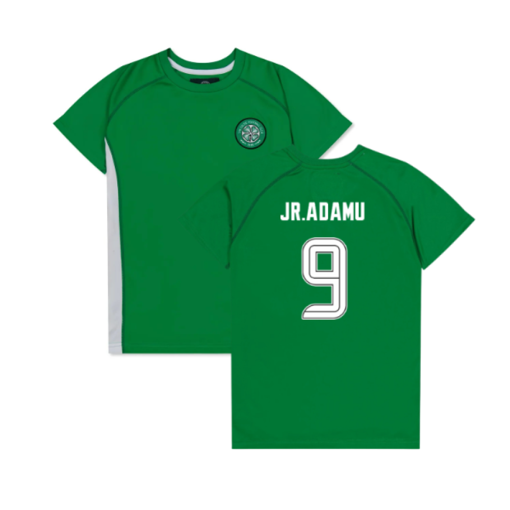 Celtic Poly T-shirt (Green/White) - Kids (JR.Adamu 9)