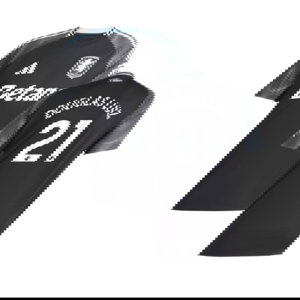 2025-2026 Aston Villa Away Shirt (Douglas Luiz 21)