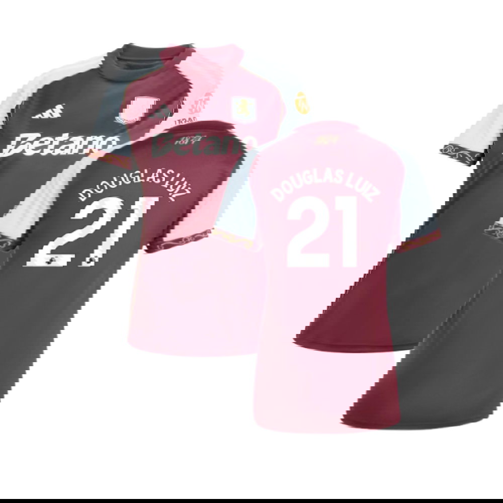 2025-2026 Aston Villa Home Shirt (Womens) (Douglas Luiz 21)