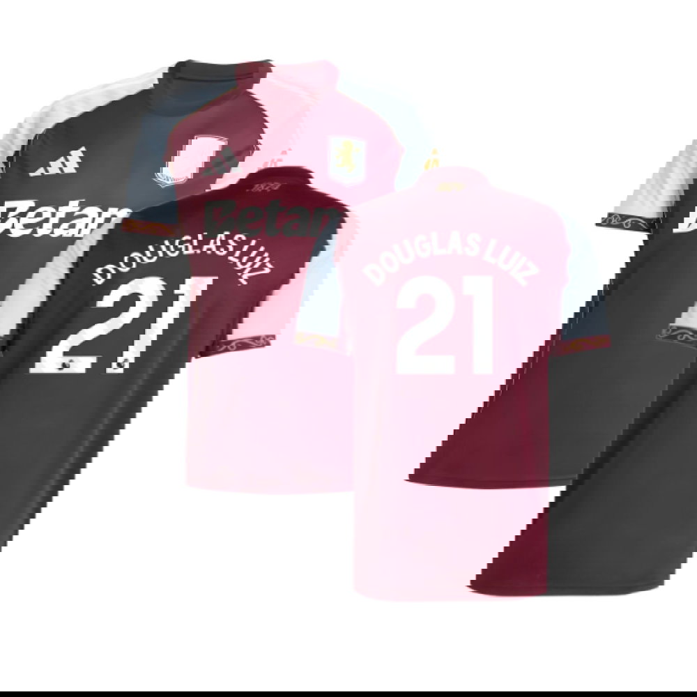 2025-2026 Aston Villa Home Shirt (Douglas Luiz 21)