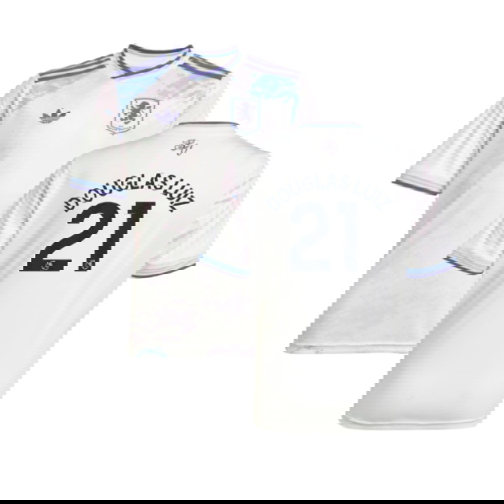 2025-2026 Aston Villa Third Shirt - Kids (Douglas Luiz 21)