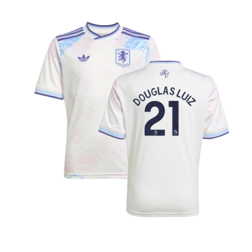 2025-2026 Aston Villa Third Shirt - Kids (Douglas Luiz 21)