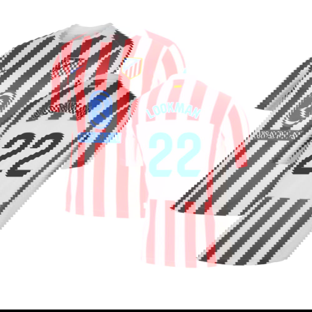 2025-2026 Atletico Madrid Home Shirt (Lookman 22)
