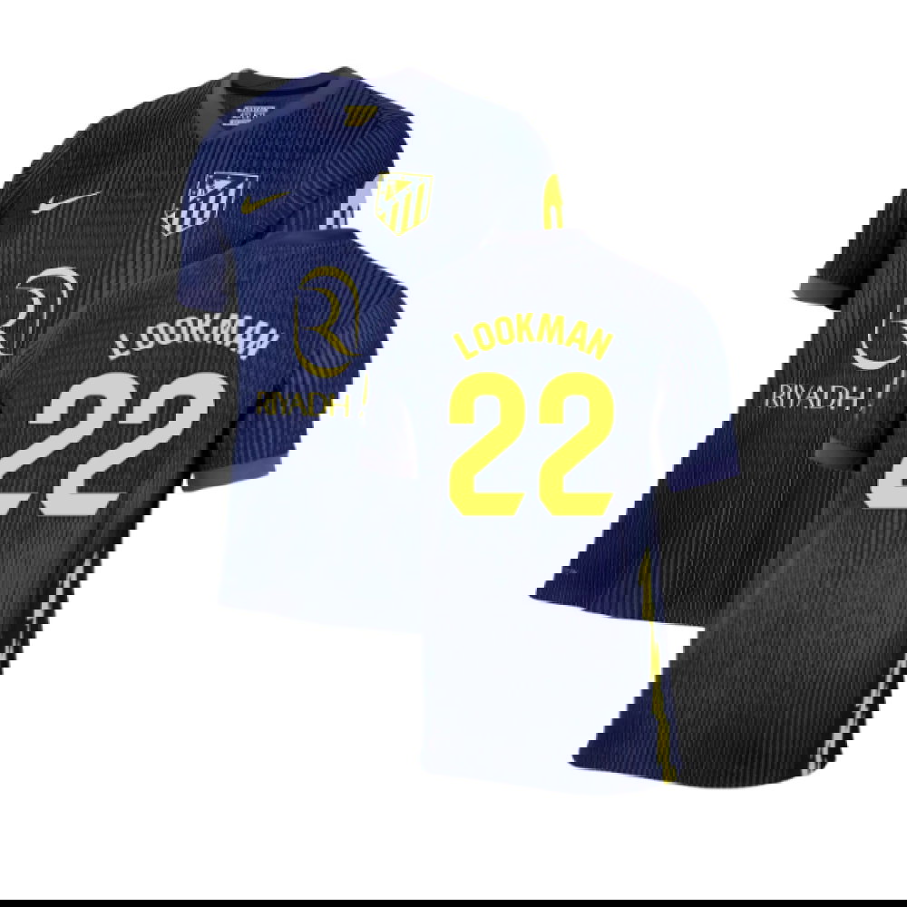 2025-2026 Atletico Madrid Authentic Away Shirt (Lookman 22)