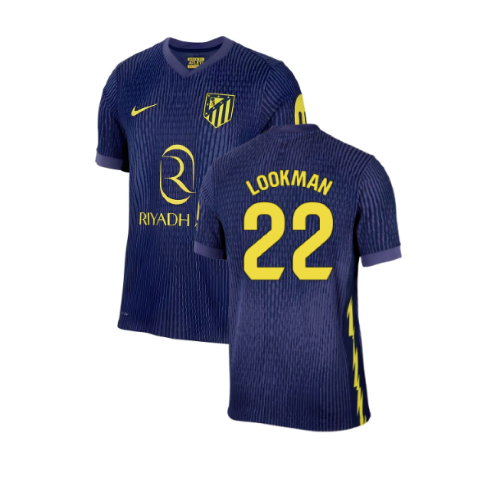 2025-2026 Atletico Madrid Authentic Away Shirt (Lookman 22)