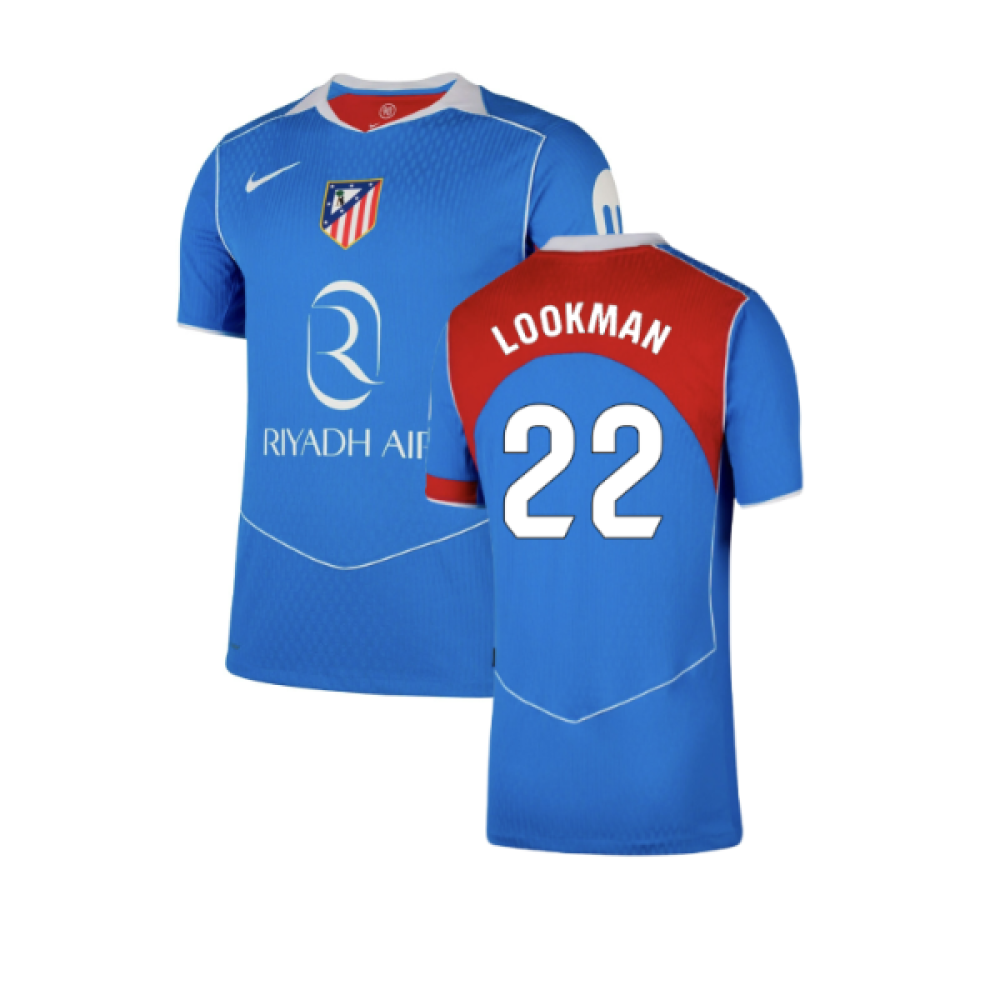 2025-2026 Atletico Madrid Authentic Third Shirt (Lookman 22)