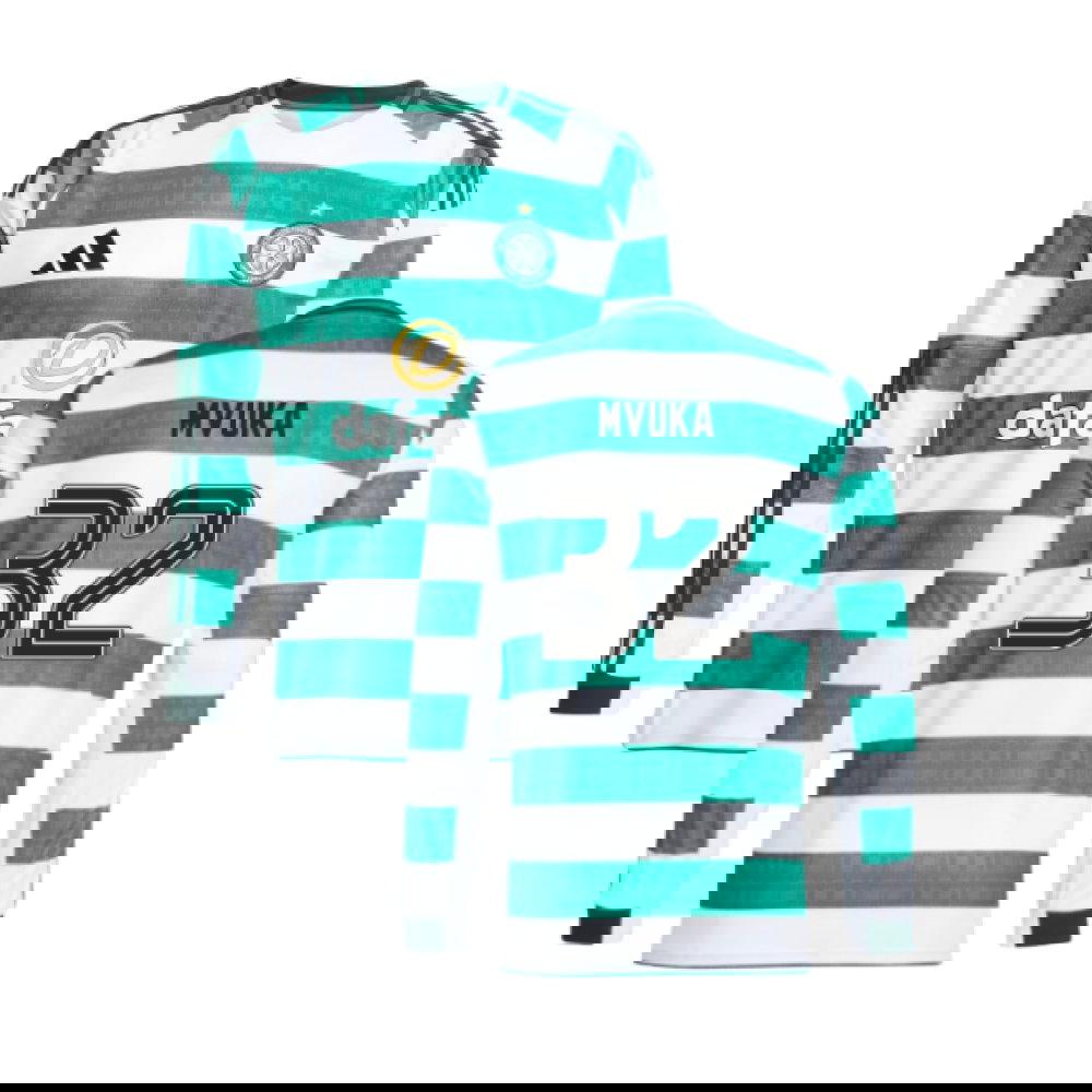 2025-2026 Celtic Long Sleeve Home Shirt (Mvuka 32)