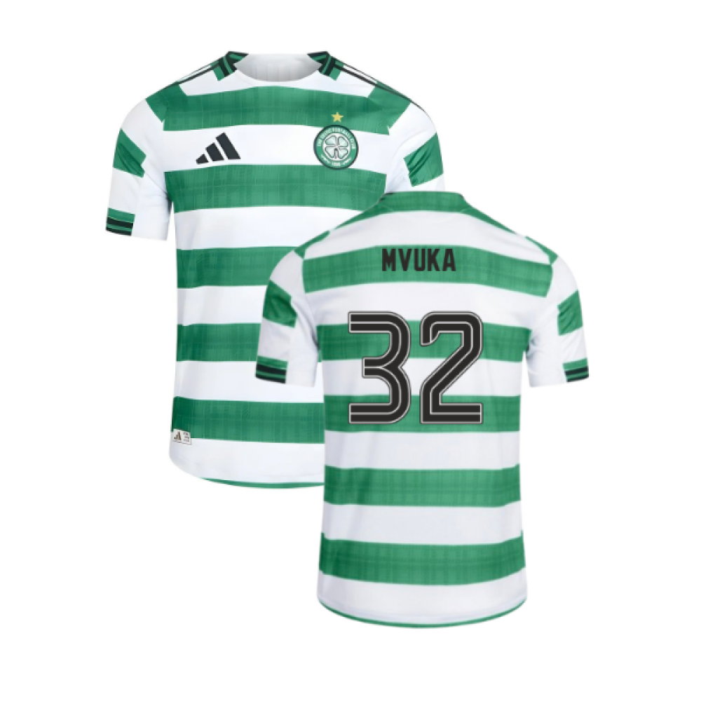 2025-2026 Celtic Home Shirt (No Sponsor) (Mvuka 32)