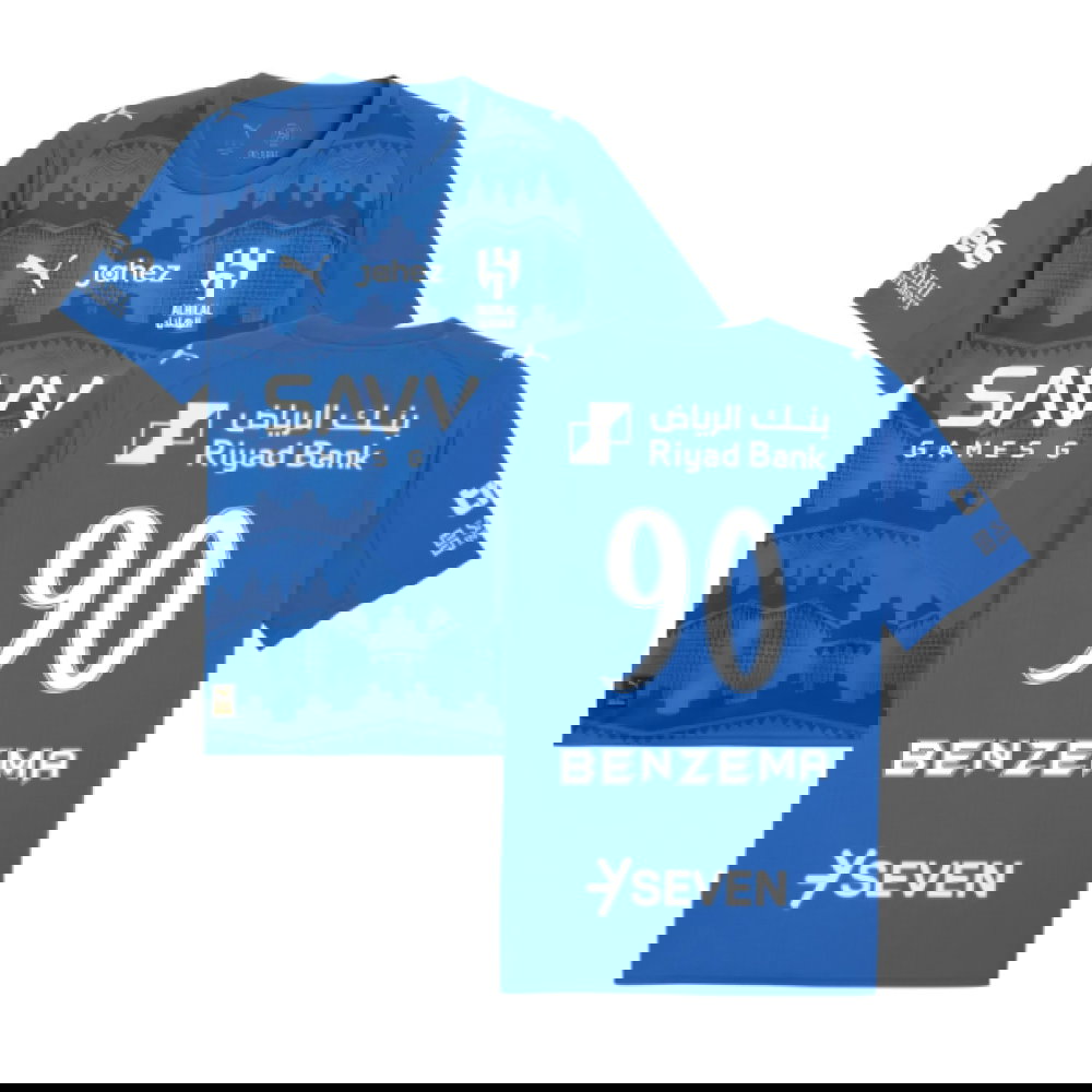 2025-2026 Al Hilal Home Shirt (Benzema 90)