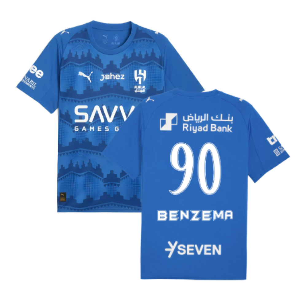 2025-2026 Al Hilal Home Shirt (Benzema 90)