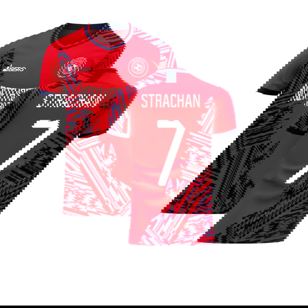 Aberdeen 2025-2026 Home Concept Football Kit (Libero) (STRACHAN 7)