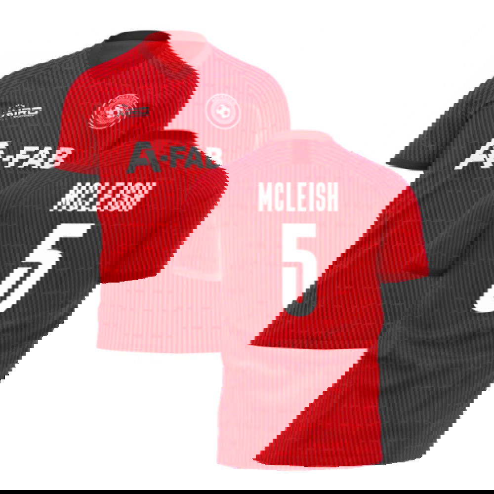 Aberdeen 2025-2026 Home Concept Football Kit (Airo) (MCLEISH 5)
