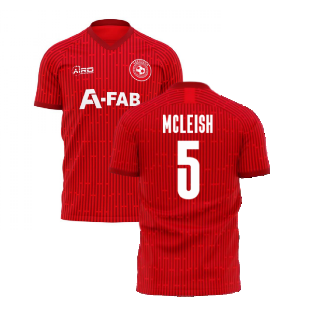  Aberdeen 2025-2026 Home Concept Football Kit (Airo) (MCLEISH 5)
