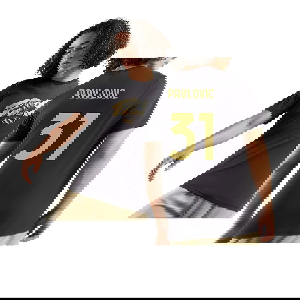 AC Milan 125th Anniversary ftblCulture Tee (Black) (Pavlovic 31)