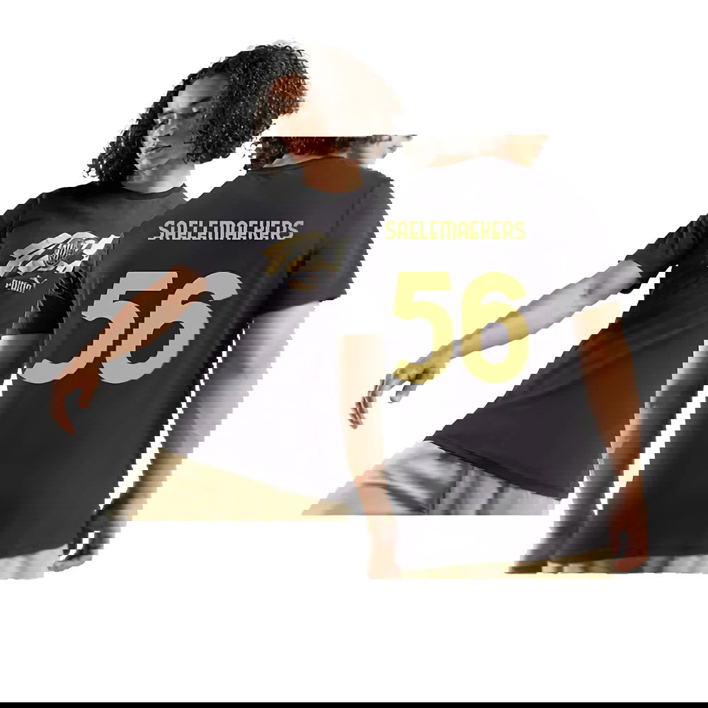 AC Milan 125th Anniversary ftblCulture Tee (Black) (Saelemaekers 56)