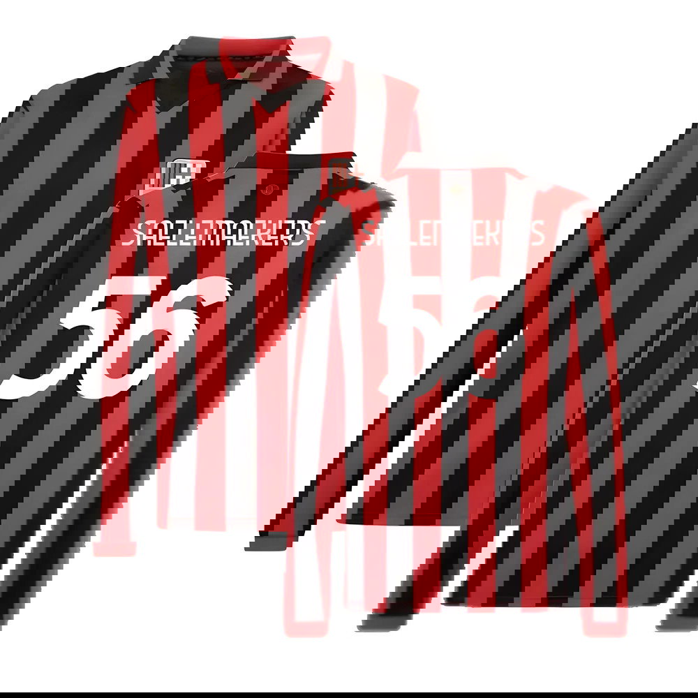 AC Milan 125th Authentic Shirt LS (Black-Red) (Saelemaekers 56)