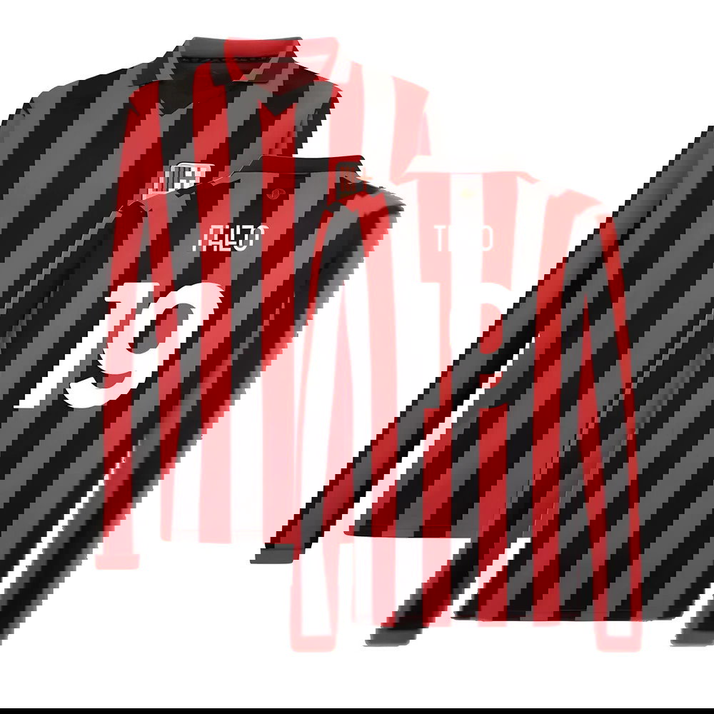 AC Milan 125th Authentic Shirt LS (Black-Red) (Theo 19)