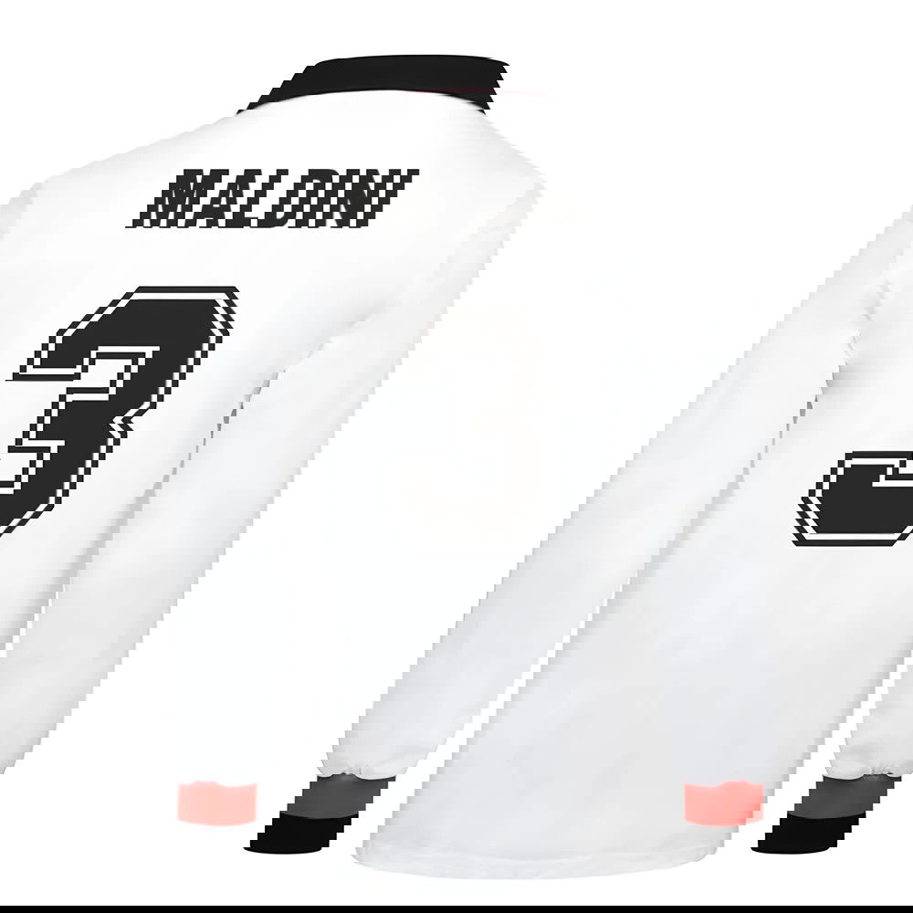 AC Milan 1963 European Cup Final Retro Football Shirt (MALDINI 3)