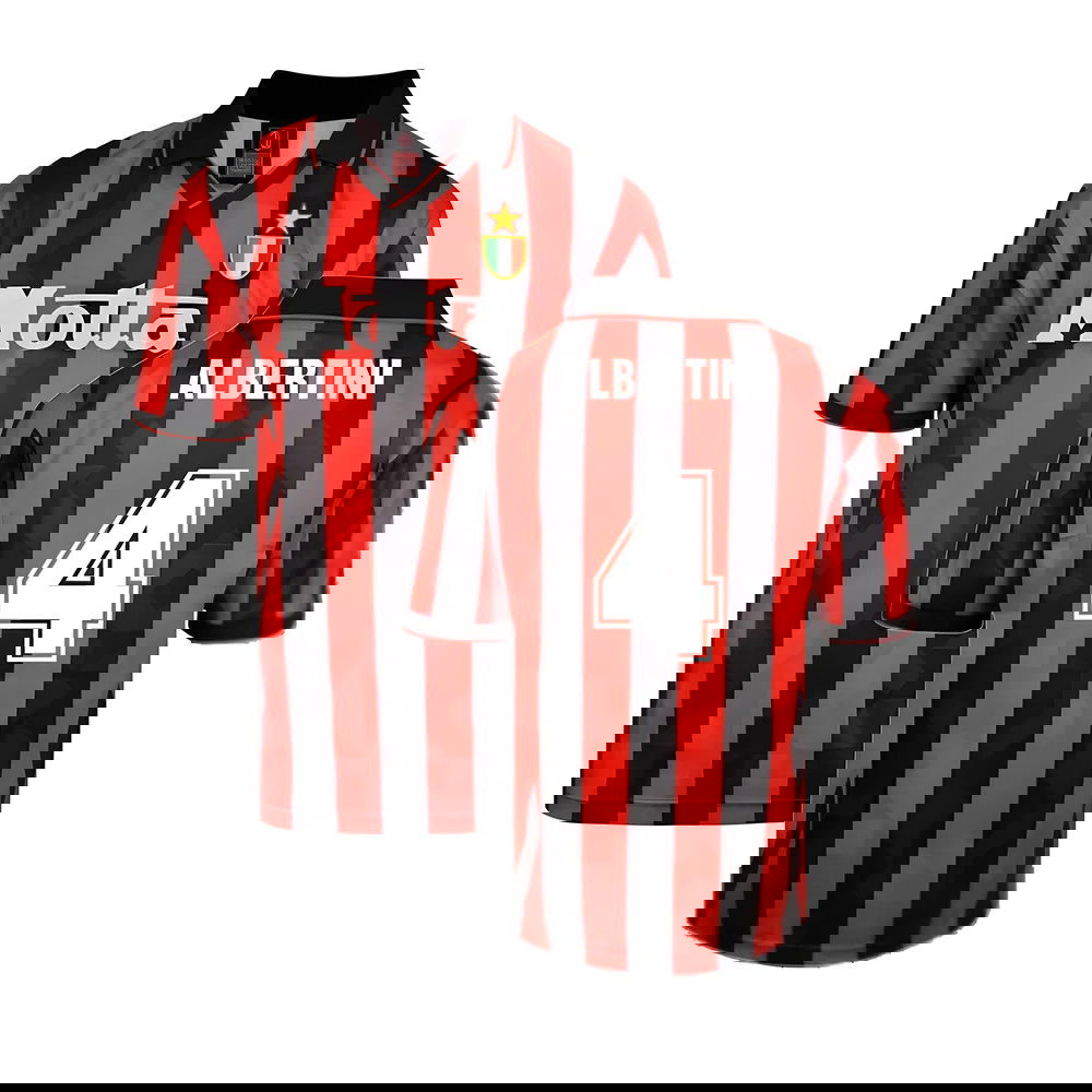 AC Milan 1994 Home Retro Shirt (Albertini 4)