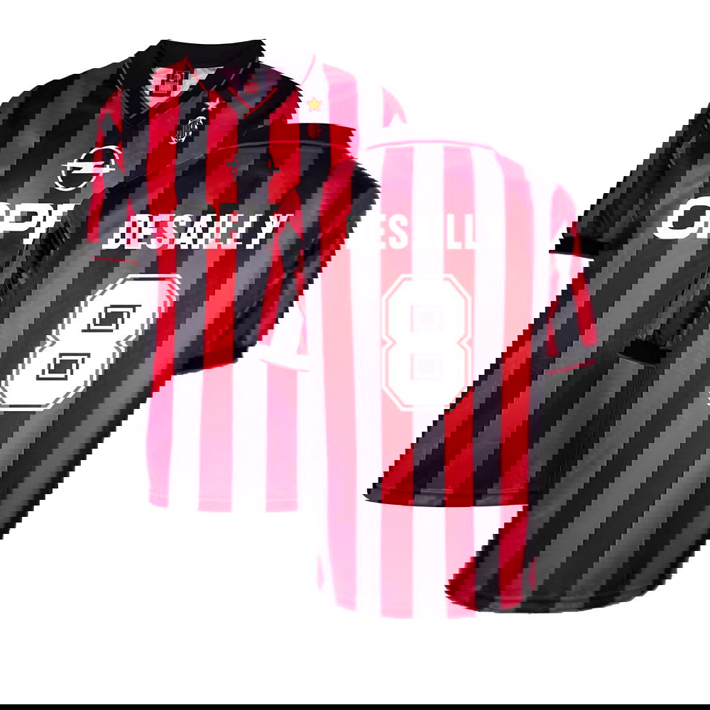 AC Milan 1996 Home Retro Shirt (DESAILLY 8)