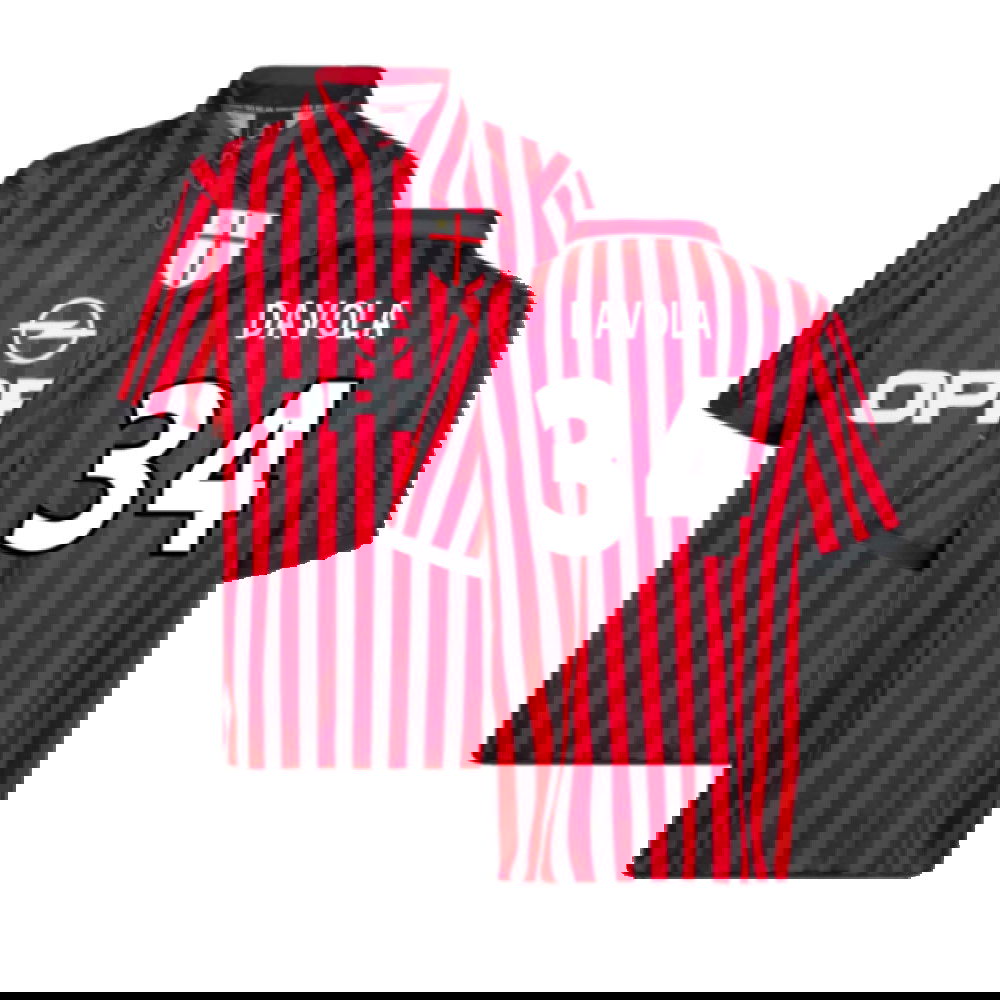 AC Milan 2000 Centenary Retro Football Shirt (Davola 34)