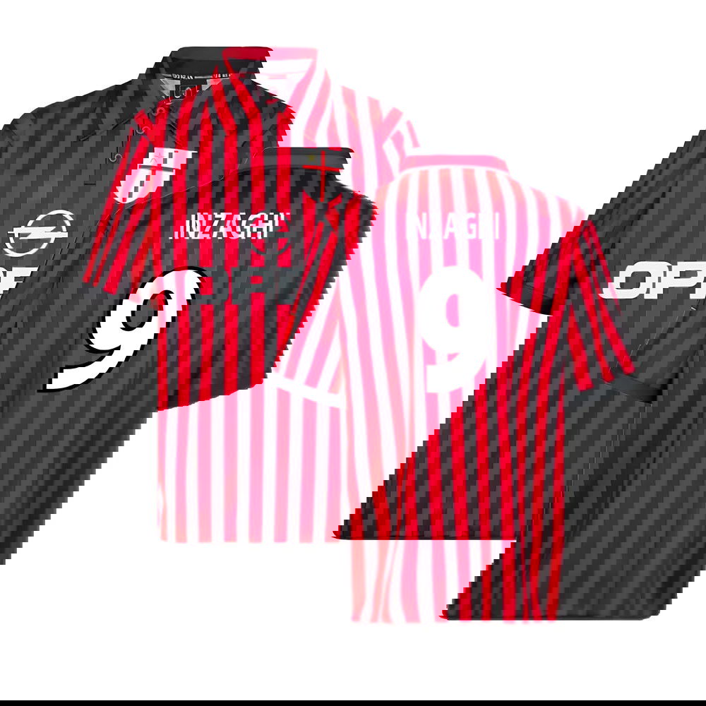 AC Milan 2000 Centenary Retro Football Shirt (Inzaghi 9)