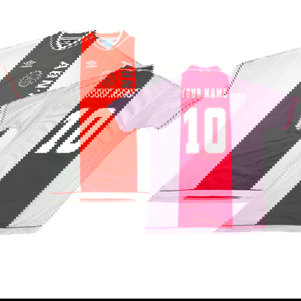 Ajax 1999-00 Home Shirt ((Excellent) M) (Your Name)