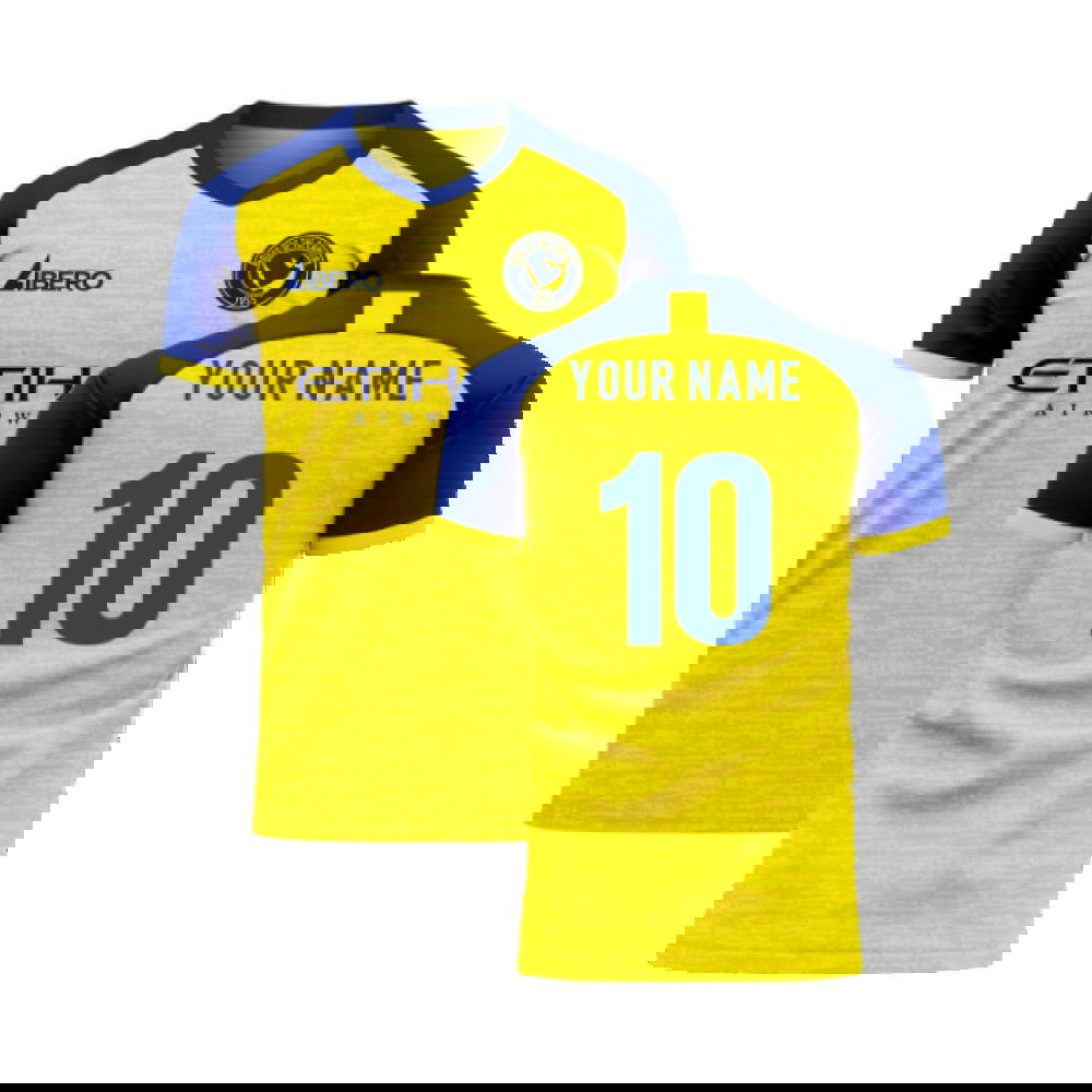  Al-Nassr 2025-2026 Home Concept Football Kit (Libero) - Kids (Your Name)