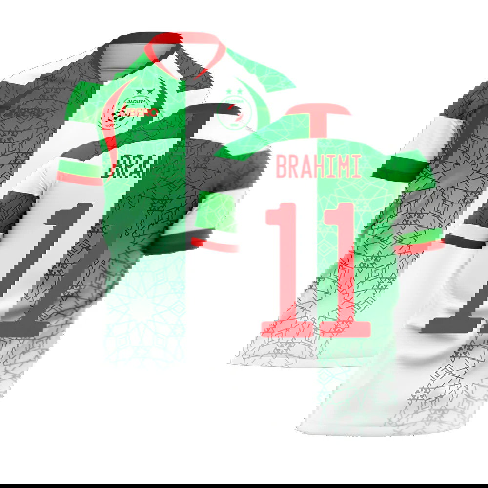 Algeria 2025-2026 Home Concept Football Kit (Libero) (BRAHIMI 11)