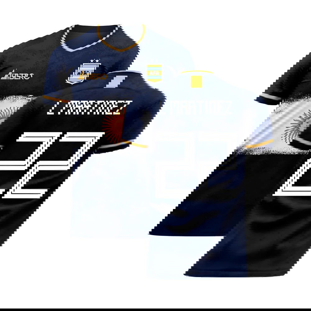 Argentina 2025-2026 Away Concept Football Kit (Libero) (L MARTINEZ 22)