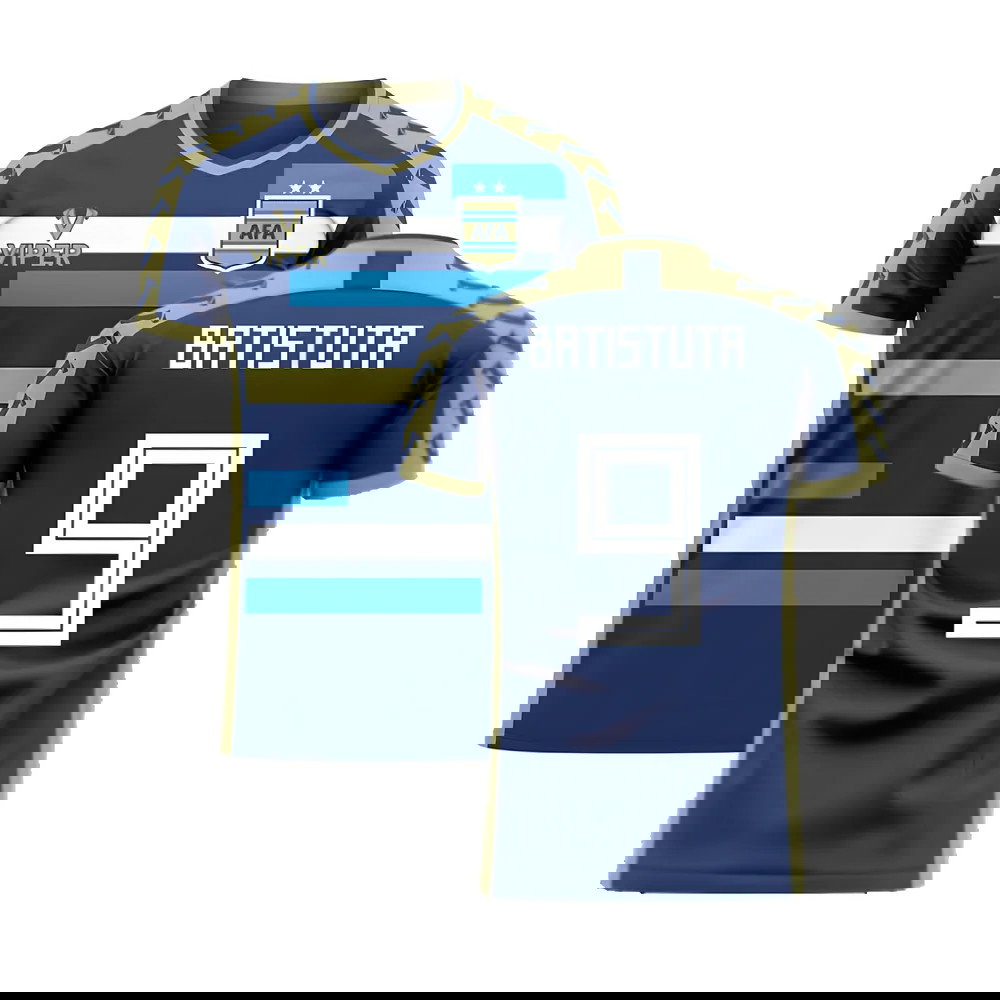 Argentina 2025-2026 Away Concept Football Kit (Viper) (BATISTUTA 9)