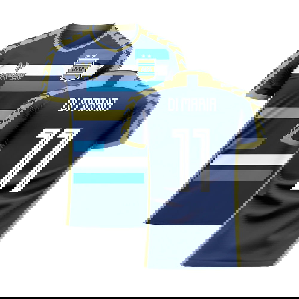 Argentina 2025-2026 Away Concept Football Kit (Viper) (DI MARIA 11)