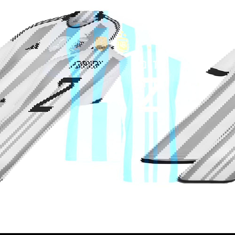 Argentina 2022 World Cup Winners Home Shirt (FOYTH 2)