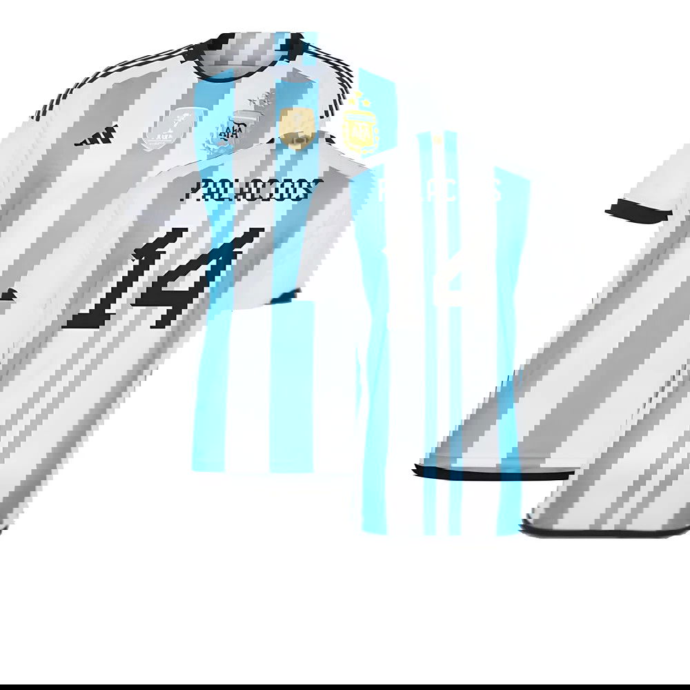 Argentina 2022 World Cup Winners Home Shirt (PALACIOS 14)
