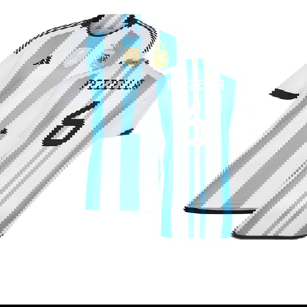 Argentina 2022 World Cup Winners Home Shirt (PEZZELLA 6)