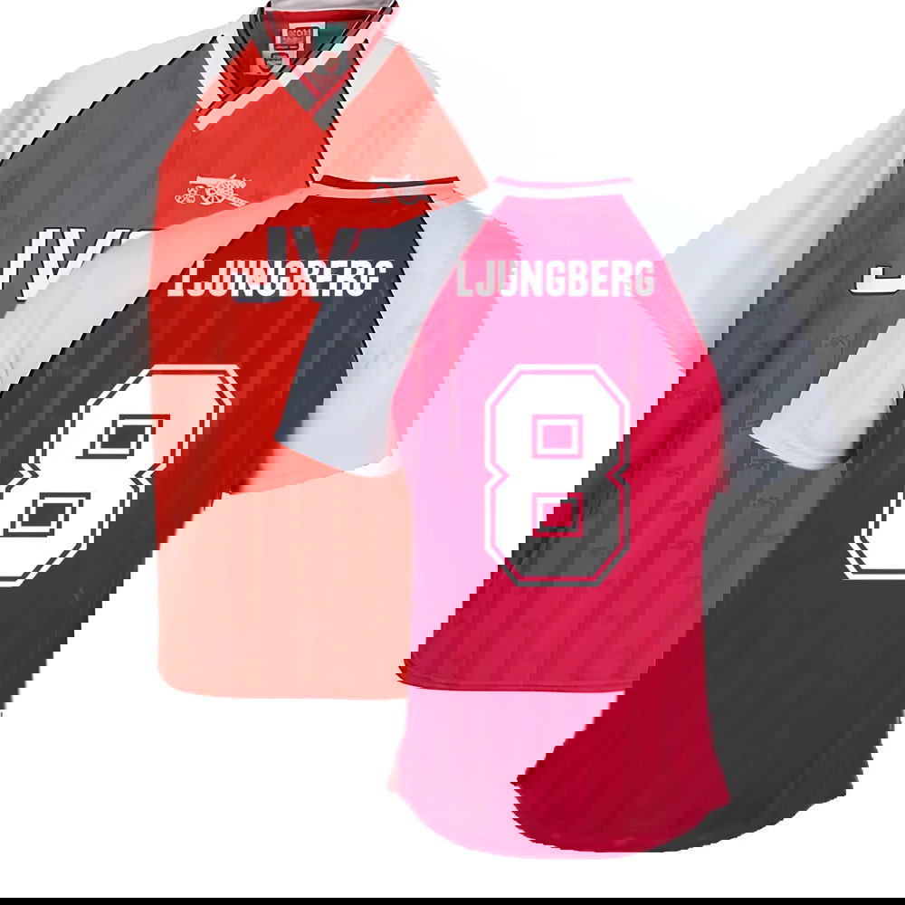 Arsenal 1988 Home Retro Football Shirt (LJUNGBERG 8)