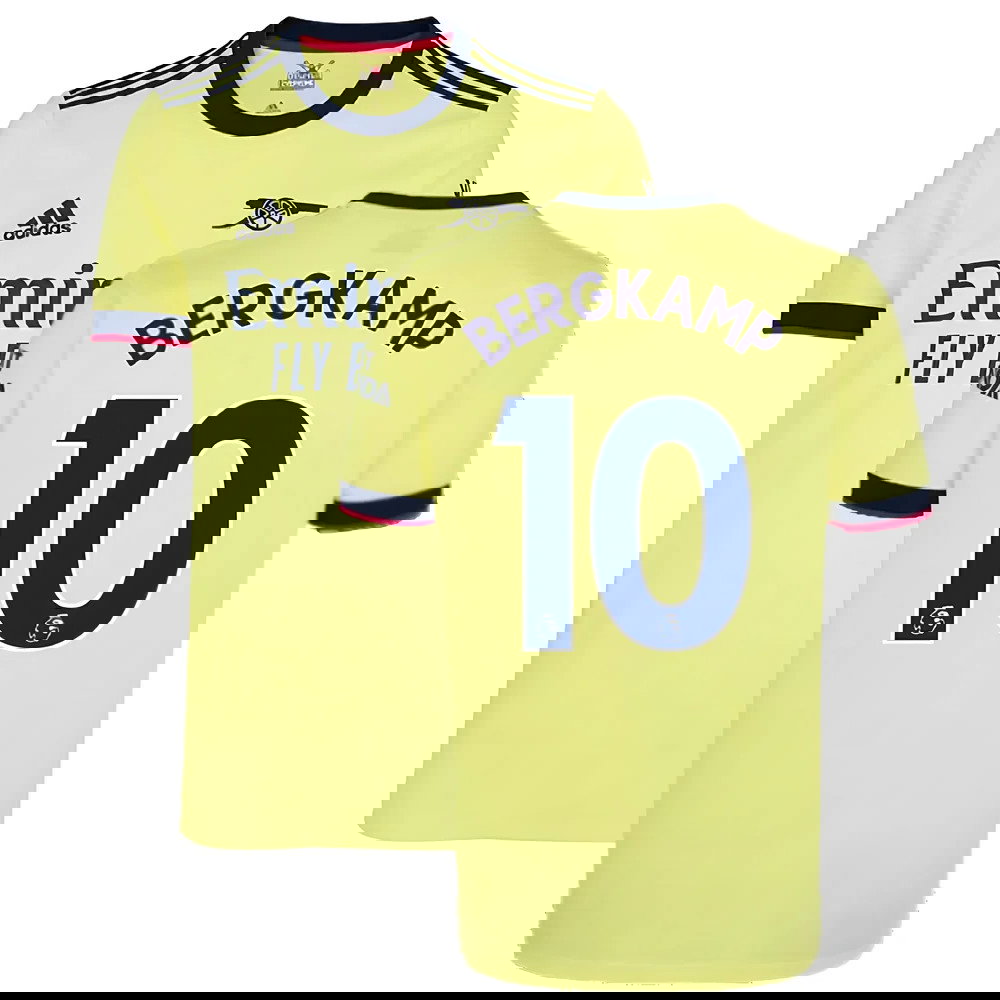 Arsenal 2021-2022 Away Shirt (BERGKAMP 10)
