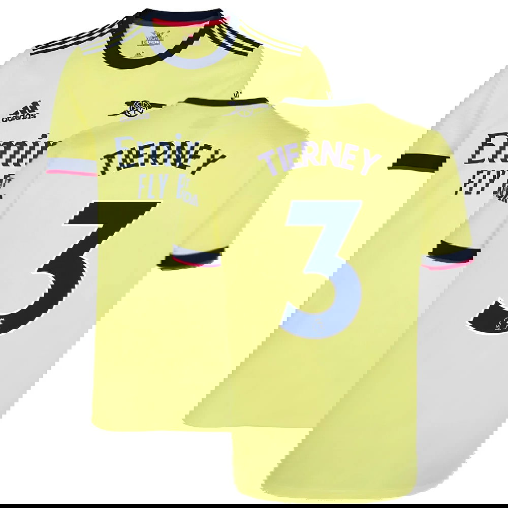Arsenal 2021-2022 Away Shirt (TIERNEY 3)