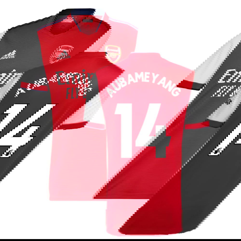 Arsenal 2021-2022 Home Shirt (AUBAMEYANG 14)