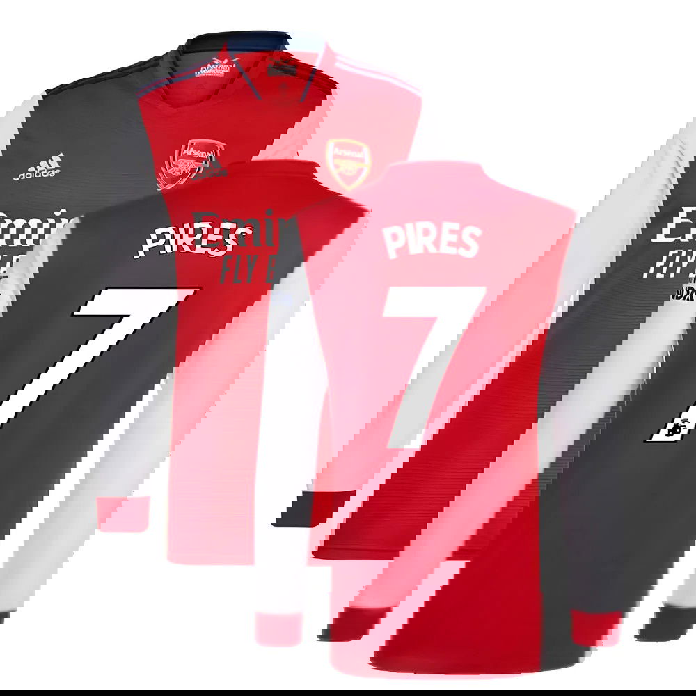 Arsenal 2021-2022 Long Sleeve Home Shirt (PIRES 7)