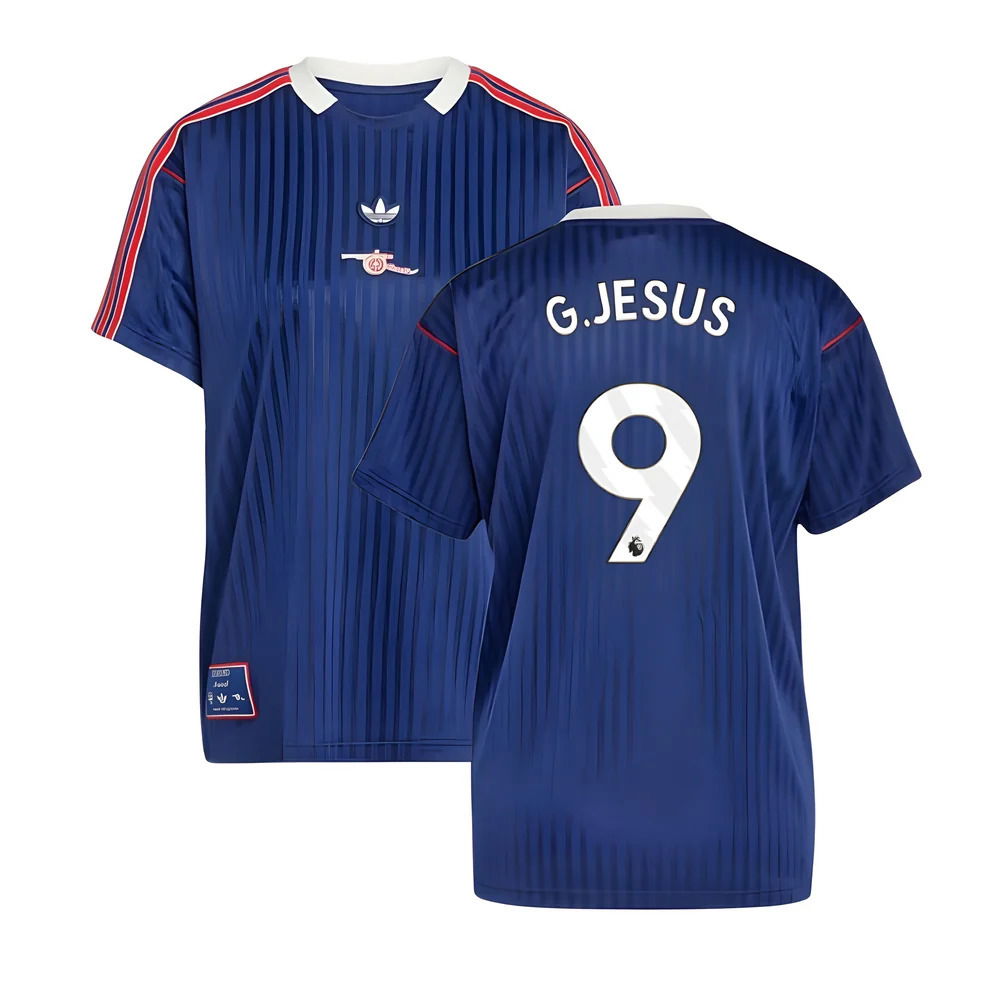 Arsenal Terrace Icons Shirt (Navy) (G.Jesus 9)